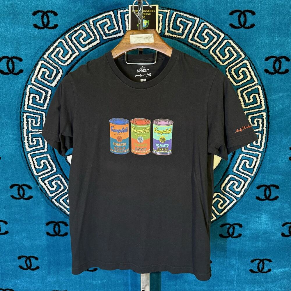 ANDY WARHOL SPRZ NY CAMPBELLS S/S T SHIRT